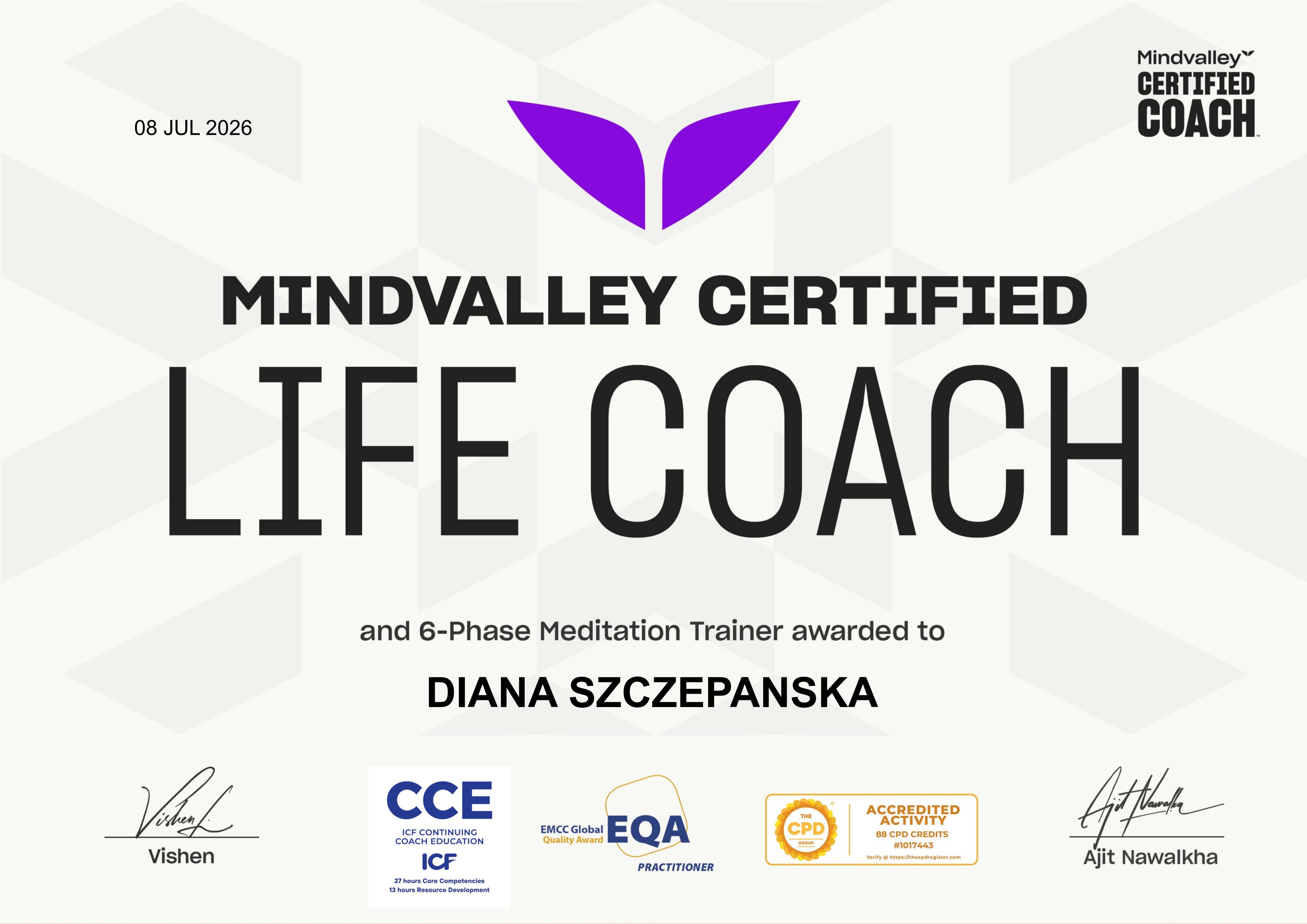 Diana Stewart-Mindvalley Certified Coach
